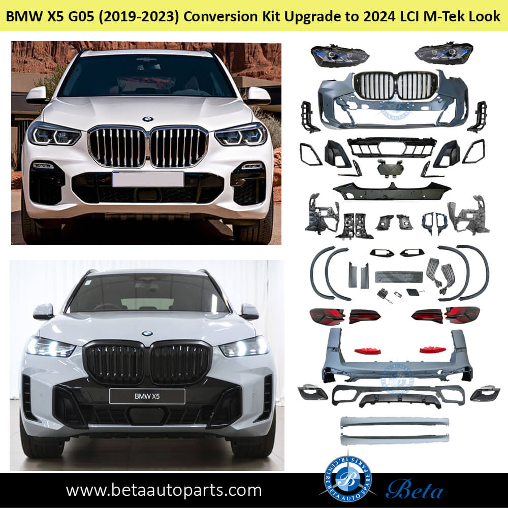 BMW X5 G05 Body Kit Conversion Kit Upgrade to 2024 LCI M-Tek Look front BMW X5 G05 Body Kit Conversion Kit Upgrade to 2024 LCI M-Tek Look front